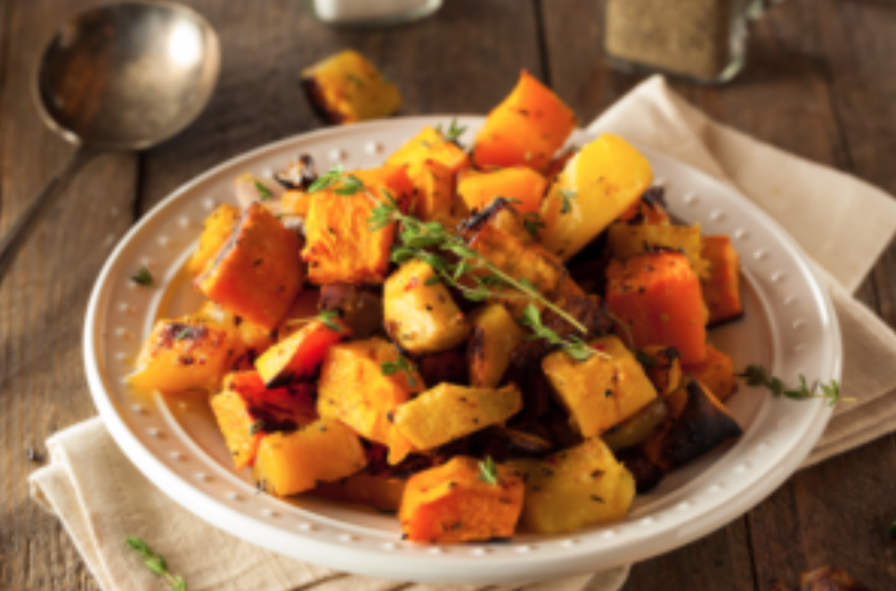 Roasted Root Vegetables with Squash and Pumpkin