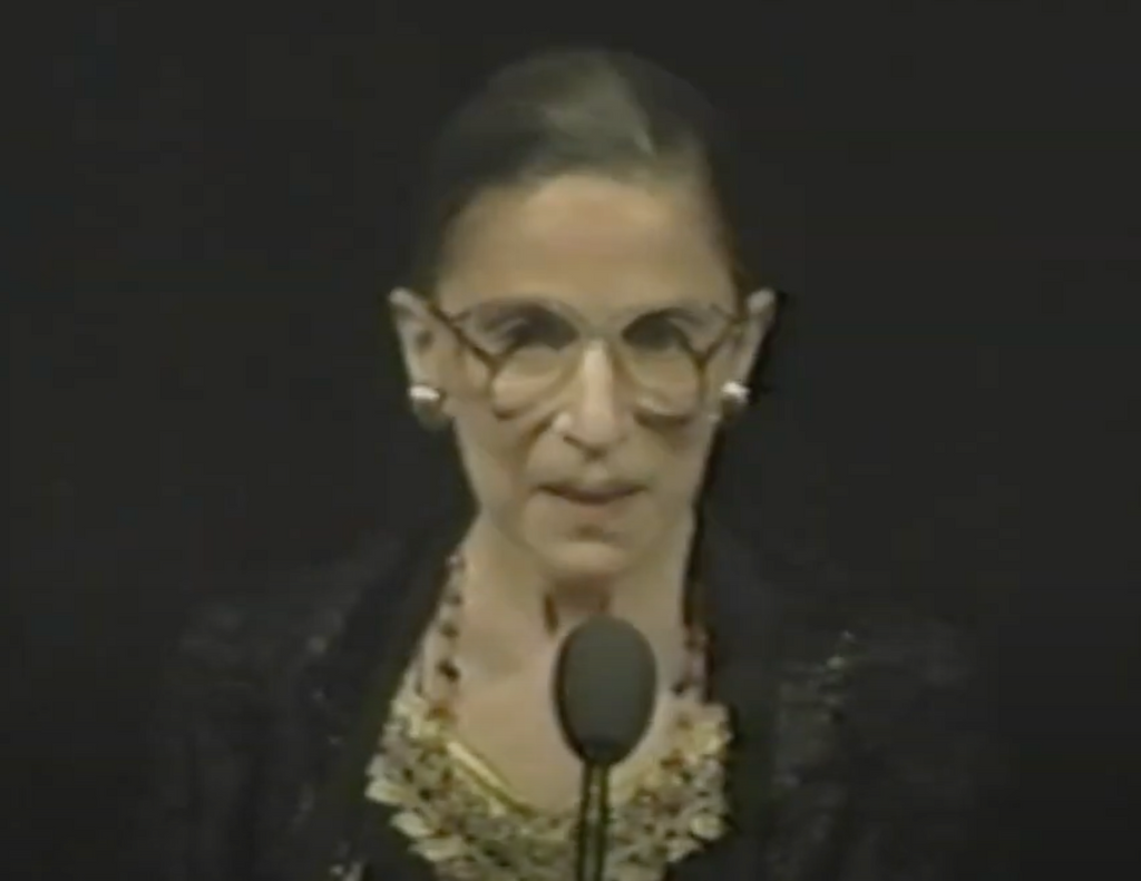 Ruth Bader Ginsburg 2001 speech supporting equality in research