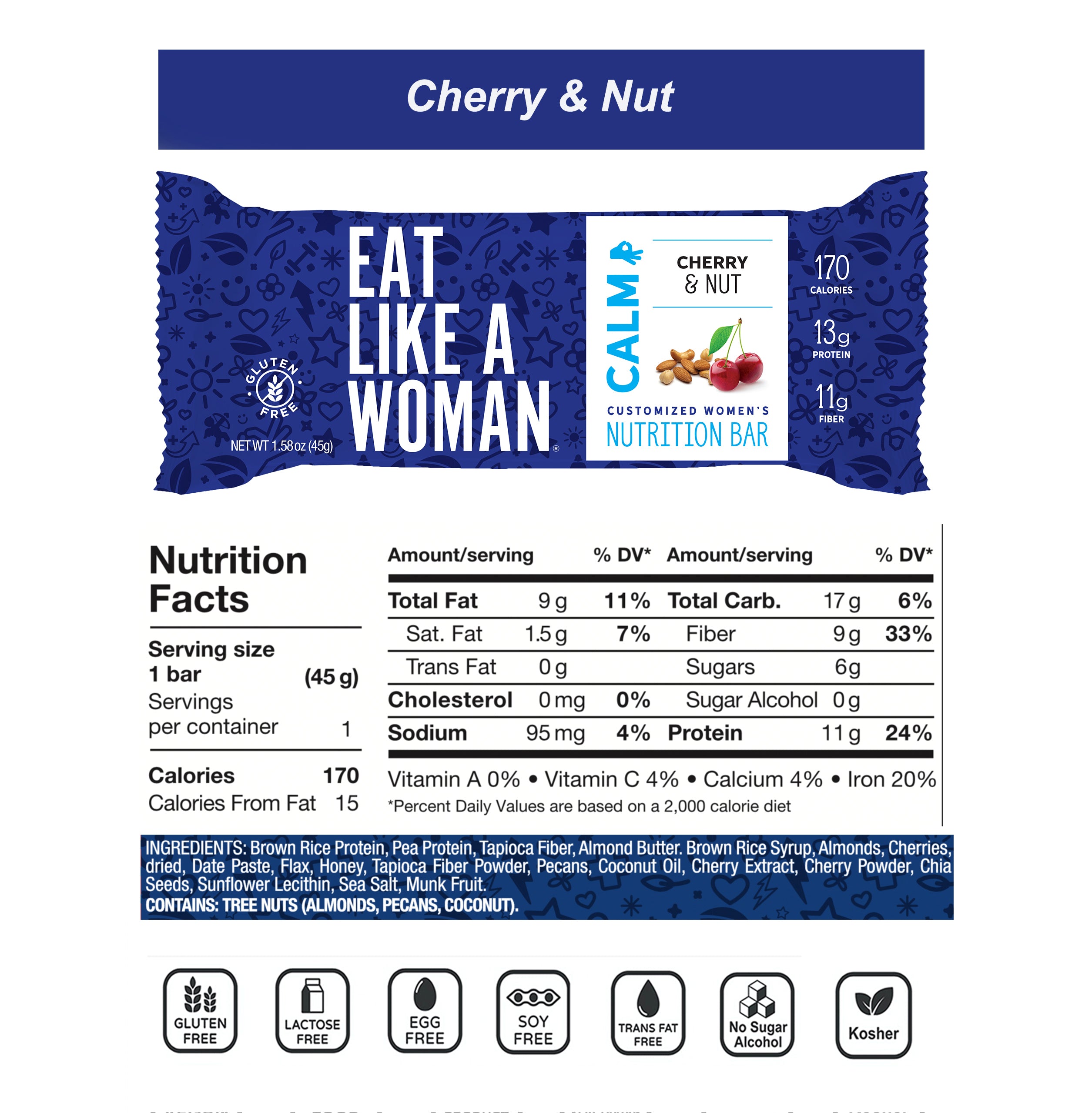 Cherry & Nut Protein Bar 12-Pack
