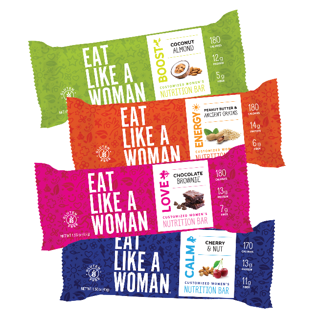 Assorted Bars, 16-pack, 4 flavors: Chocolate Brownie, Coconut Almond, Cherry & Nut, Peanut Butter